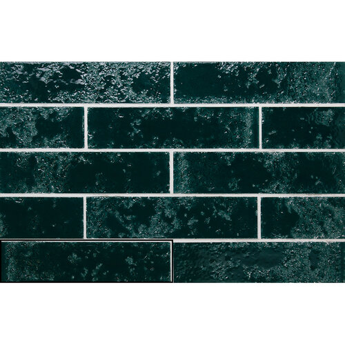Wandtegel Stardos Pukka 6,4x26 cm Jade Blue (Prijs per M2) 
