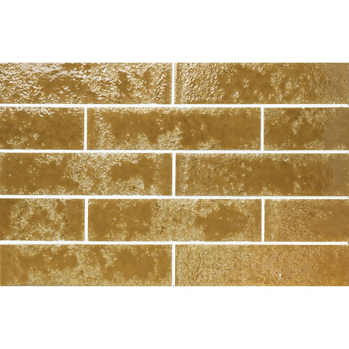 Wandtegel Stardos Pukka 6,4x26 cm Amber (Prijs per M2) 