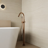 Vrijstaande Badmengkraan BWS Cemal Geborsteld Brons Koper