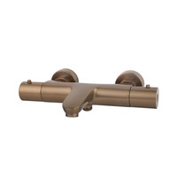 Badmengkraan Thermostatisch Wiesbaden Caral Geborsteld Brons Koper