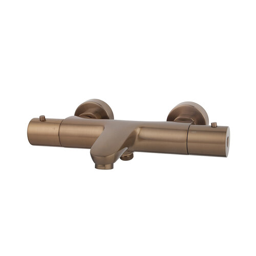 Badmengkraan Thermostatisch Wiesbaden Caral Geborsteld Brons Koper 