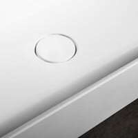 Opbouw Wastafel Sapho Twig Met Wastekapje 100x47 cm Cast Marble Wit