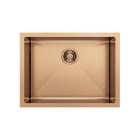 Inbouw Wastafel Sapho Zenith 60x45 cm RVS Koper PVD