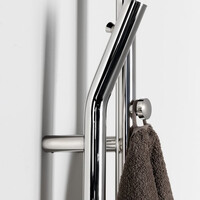 Elektrische Radiator Sapho Duopasso Met Timer 12,2x170 cm 45W Chroom