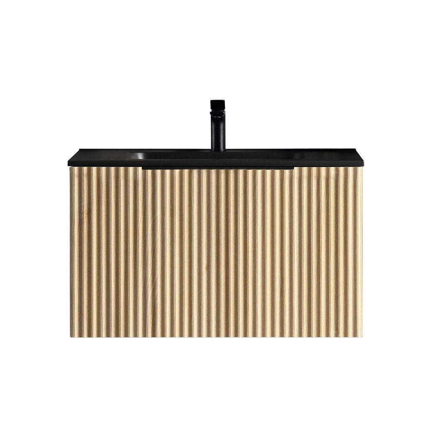 Onderkast Wiesbaden Ribbella Met 1 Lade 80x45 cm Naturel Eik