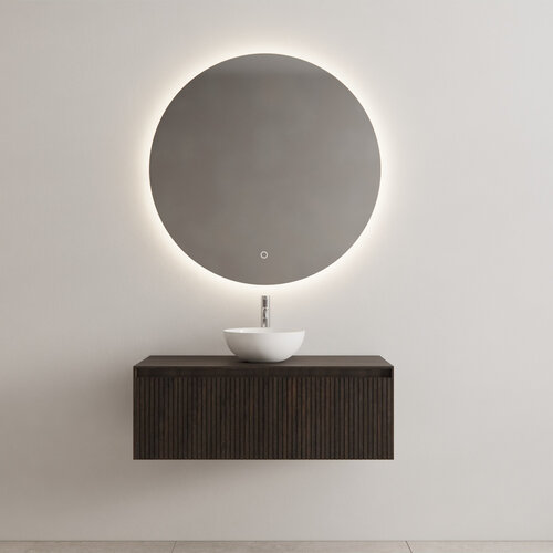 Onderkast Gliss Design Timotheus 120 CM Incl. Topplaat Charcoal 