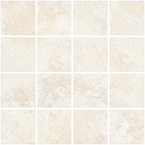 Mozaiek Pamesa Pietra Di Rapolano Ivory 30x30 cm Gerectificeerd Mat Creme (Prijs Per M2) 
