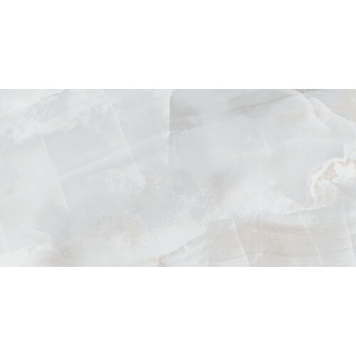 Vloertegel Pamesa Sardonyx Pearl 60x120 cm Gepolijst Wit (Prijs Per M2) 