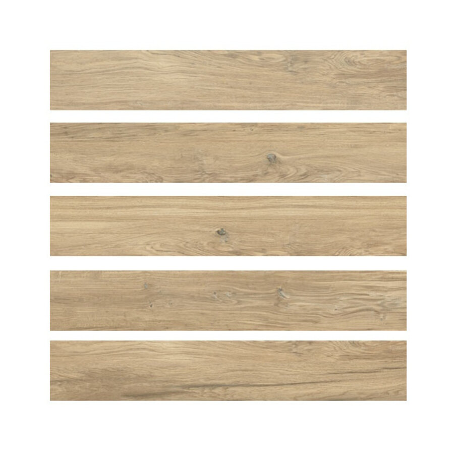 Vloertegel Marazzi Treverk Look 14,5x90 cm Mat Beige (Prijs Per M2)