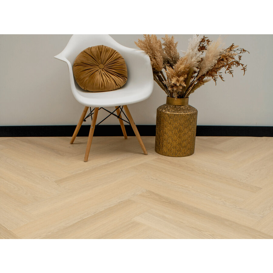Plak PVC EKO Herringbone collection 12,2 x 61 x 0,25 cm Visgraat Tiber (Prijs Per M2)