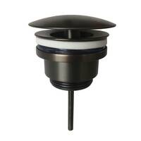 Fonteinset BWS Solid Surface Met Handdoekhouder Links Zwart Gunmetal