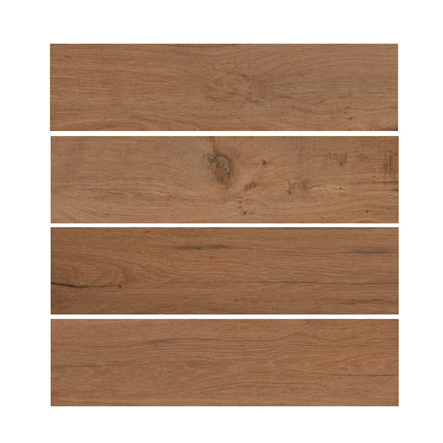 Vloertegel Cercom Briccole 30x120 cm Mat Bruin (Prijs Per M2)