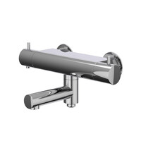 Badthermostaatkraan IVY Bond Opbouw Omstel Met Draaibare Baduitloop Met Omstel Cooltouch Chroom