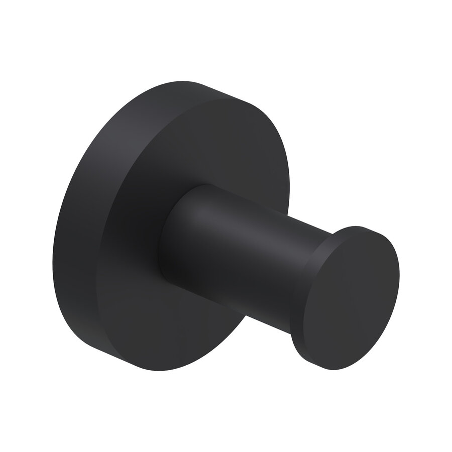 Grote Handdoekhaak IVY Mat Zwart PED