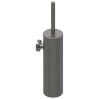 Toiletborstelgarnituur IVY Wandmodel Geborsteld Metal Black PVD