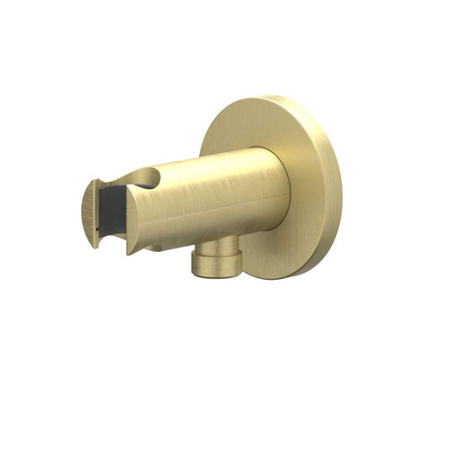 Wandsteun IVY Met Geintegreerde Wateruitlaat 1/2 Geborsteld Mat Goud PVD 