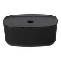 Opbergbox Met Deksel Tiger Tess Vrijstaand Zwart - Antraciet