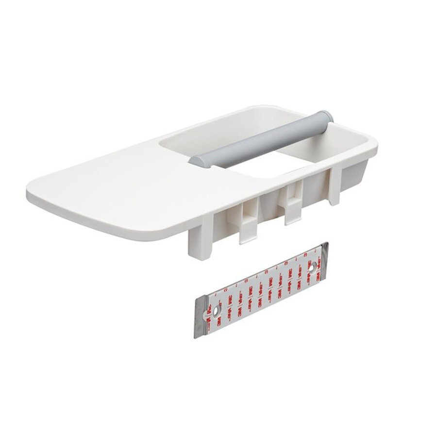 Toiletrolhouder Met Planchet Tiger Tess Wit - Lichtgrijs