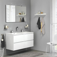 Wastafelonderkast Tiger Loft 120 cm Hoogglans Wit