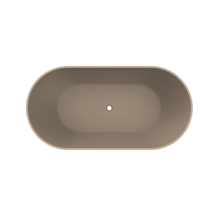 Vrijstaand Ligbad Arcqua Cusco 165x85 Mat Truffel