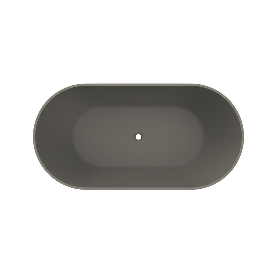 Arcqua Cusco vrijstaand ligbad 175x85 mat Quartz Grijs