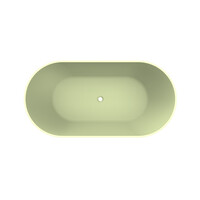 Vrijstaand Ligbad Arcqua Cusco 175x85x55 cm Mat Pastel Groen