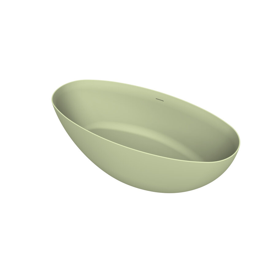 Vrijstaand Ligbad Arcqua Ica 170x80 Mat Pastel Groen