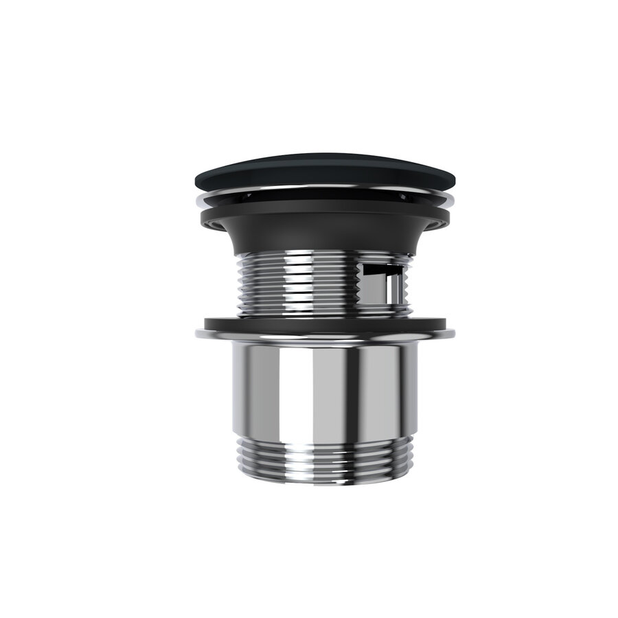 Pop-up Waste Bad Arcqua 1 1/2 Met Overloop Mat Antraciet