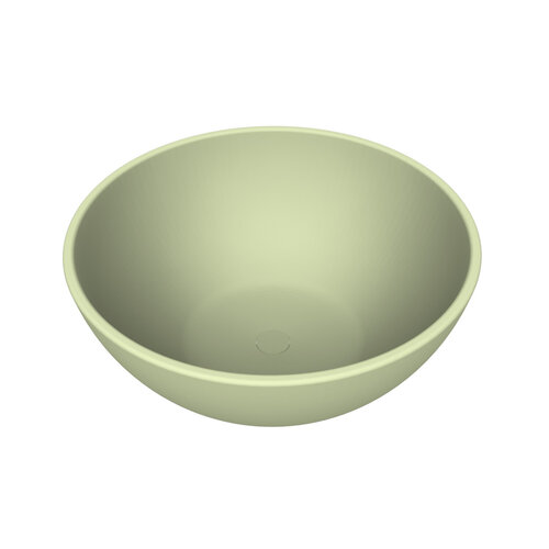 Waskom Arcqua Prince Opbouw 38x14  cm Rond Mat Pastel Groen 