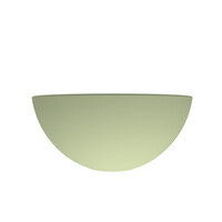 Waskom Arcqua Prince Opbouw 38x14 cm Rond Mat Pastel Groen