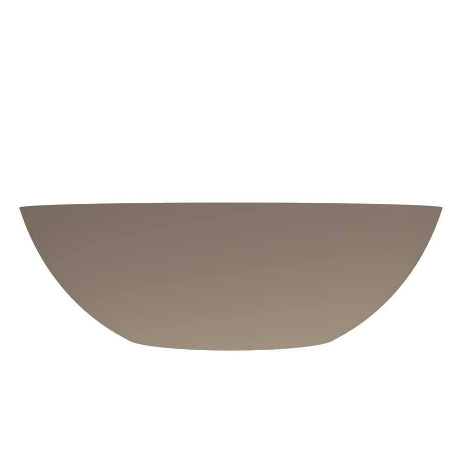 Arcqua Prince Opbouw Waskom Ovaal 49x34 Mat Truffel