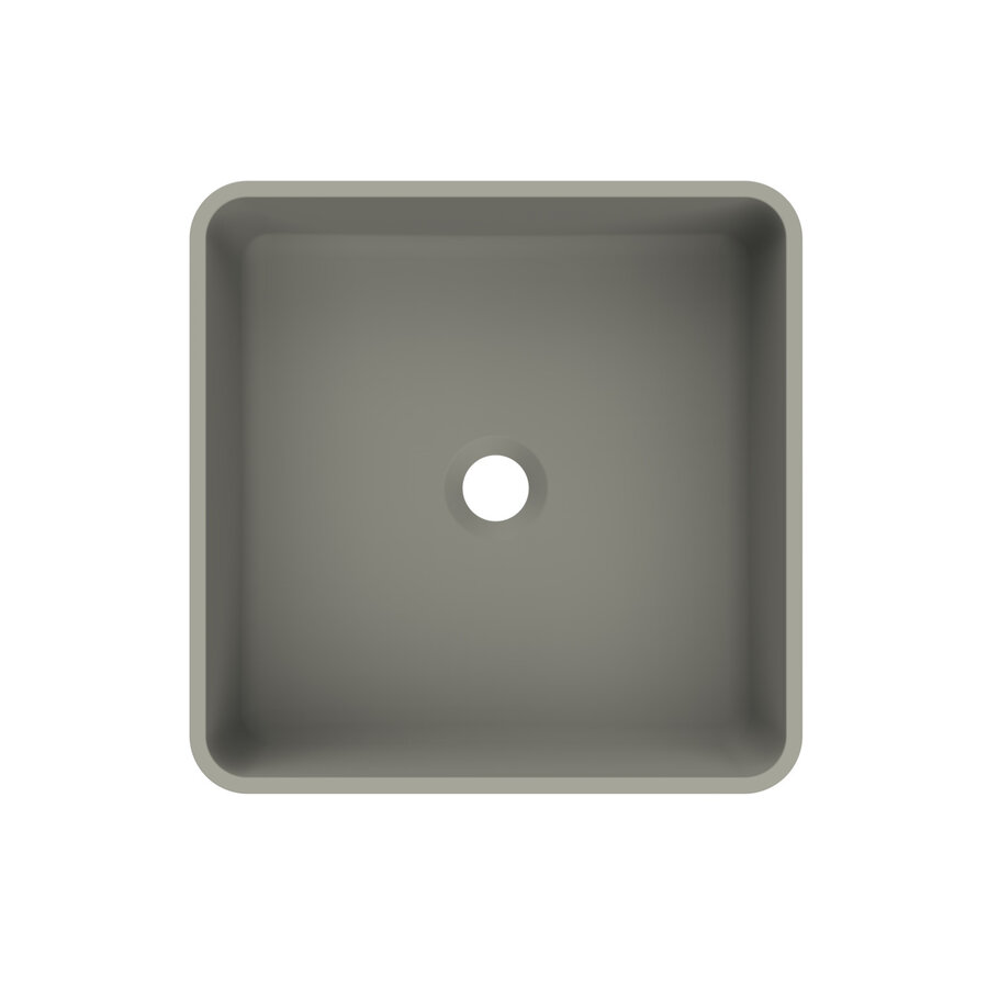 Arcqua Case Opbouw Waskom Vierkant 37x37 Mat Beton