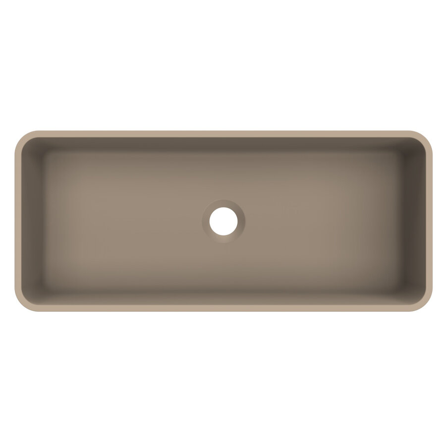 Arcqua Case Opbouw Waskom Rechthoek 60x26 Mat Truffel