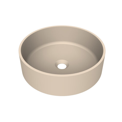 Arcqua Case Opbouw Waskom Rond 40 Mat Zand 