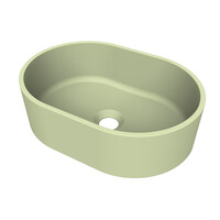 Arcqua Case Opbouw Waskom Ovaal 40x28 Mat Pastel Groen