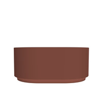 Arcqua Case opbouw waskom ovaal 40x28 mat Terracotta