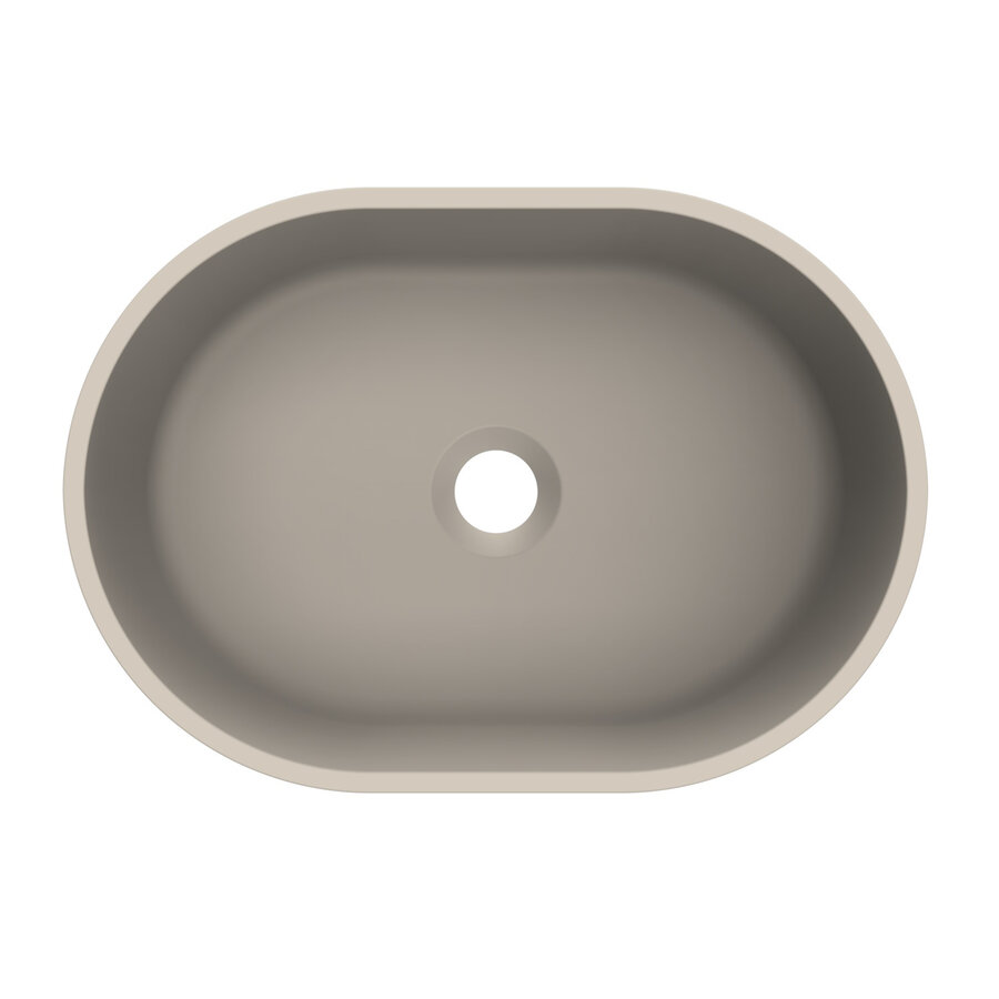 Arcqua Case Opbouw Waskom Ovaal 40x28 Mat Klei