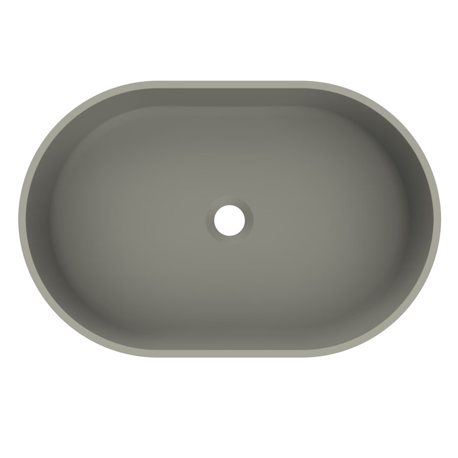 Arcqua Case Opbouw Waskom Ovaal 55x36 Mat Beton