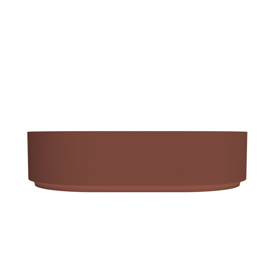 Arcqua Case Opbouw Waskom Ovaal 55x36 Mat Terracotta