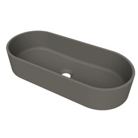 Arcqua Case Opbouw Waskom Ovaal 60x26 Mat Quartz Grijs