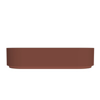 Arcqua Case Opbouw Waskom Ovaal 60x26 Mat Terracotta
