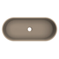 Arcqua Case Opbouw Waskom Ovaal 60x26 Mat Truffel