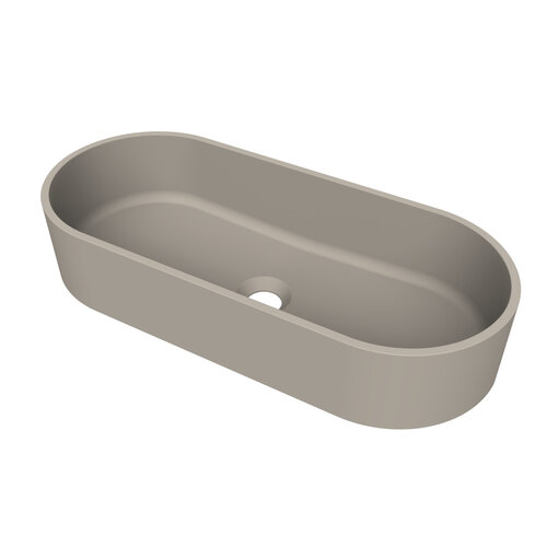 Arcqua Case Opbouw Waskom Ovaal 60x26 Mat Klei 