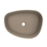 Arcqua Rocker Opbouw Waskom Organisch R 50x37 Mat Truffel