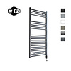 Sanicare Elektrische Radiator Sanicare HWV Met Wifi 111,8x60 cm Gunmetal 730W Met Thermostaat Zwart Rechtsonder