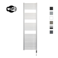 Elektrische Radiator Sanicare HWV Met Wifi 172x45 cm Wit 920W Met Thermostaat Chroom Rechtsonder