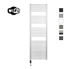 Sanicare Elektrische Radiator Sanicare HWV Met Wifi 172x60 cm Wit 1127W Met Thermostaat Zwart Linksonder
