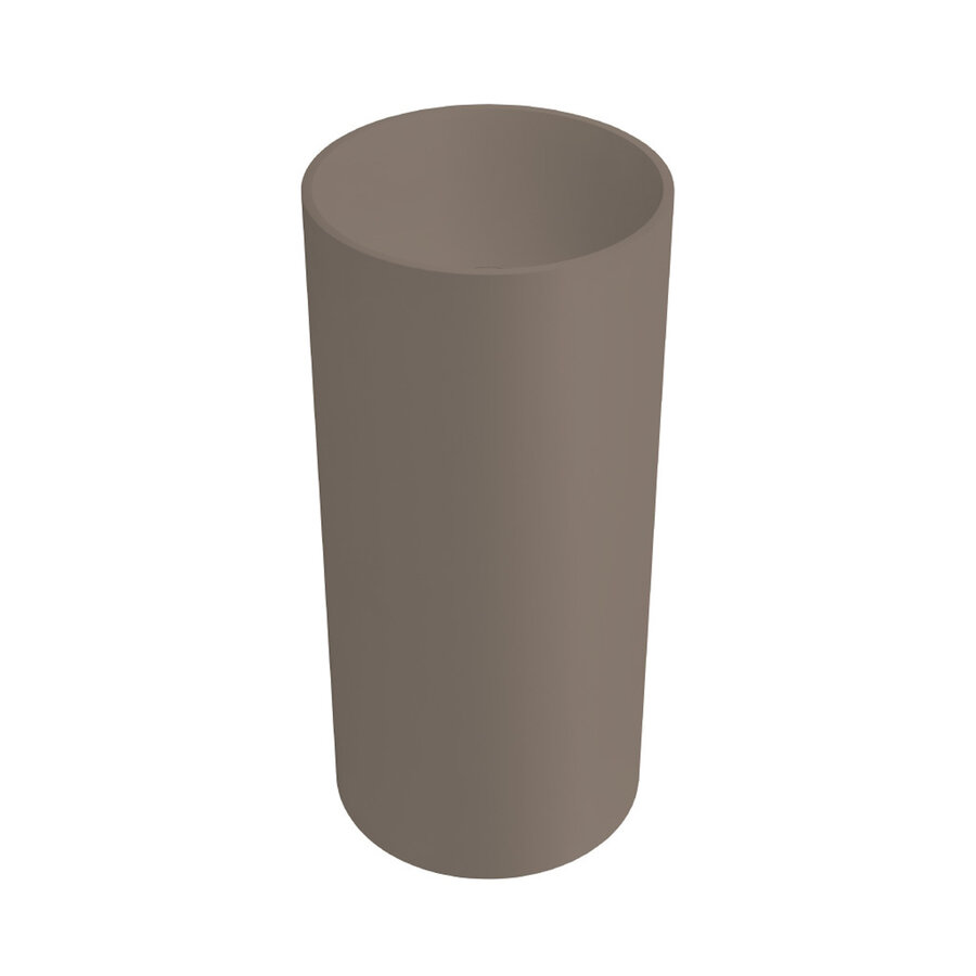 Vrijstaande Waskom Zenon Florida 39x39 cm Moka