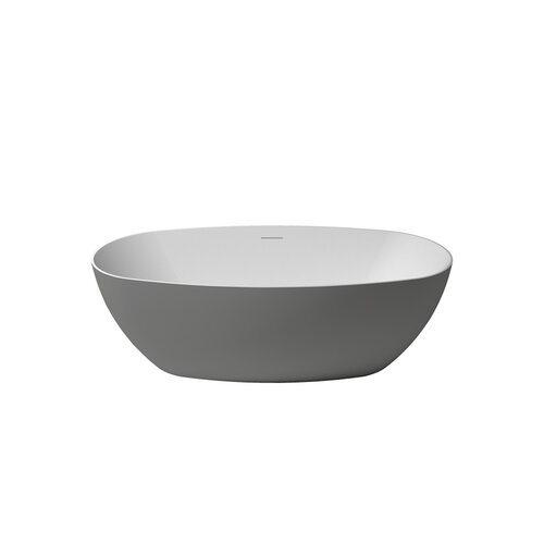 Vrijstaand Ligbad Zenon Como 170x80 cm MT Titanio 