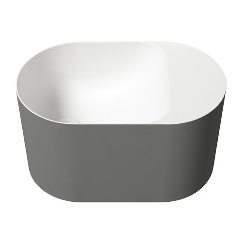 Waskom Zenon Guadiana 50x30 cm Titanio 